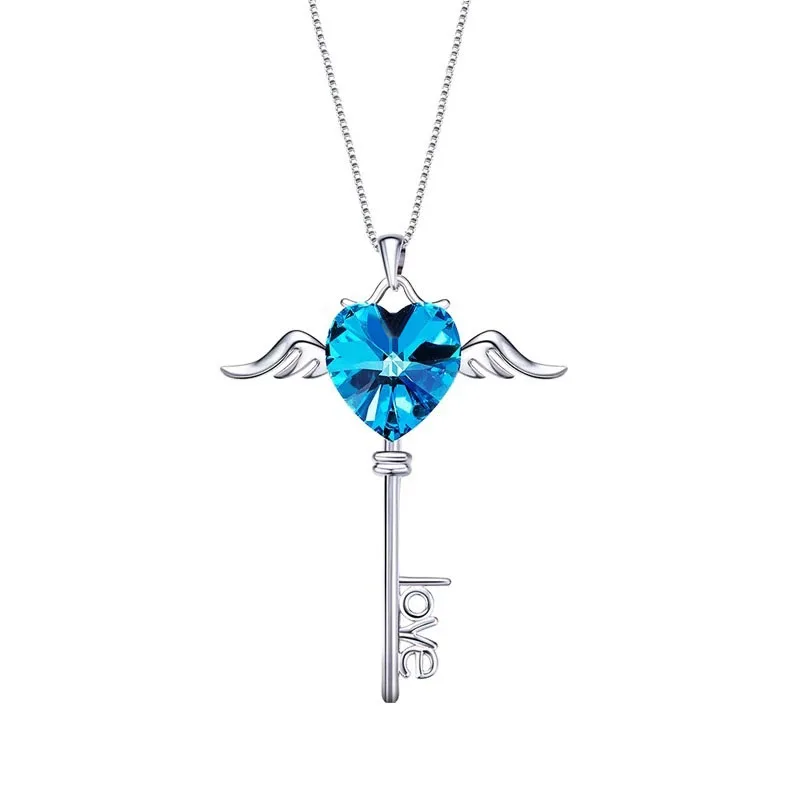 New Angel Heart Wing Pendant Necklace For Women Girls Party Engagement Wedding Jewelry
New Angel Heart Wing Pendant Necklace For Women Girls Party Engagement Wedding Jewelry