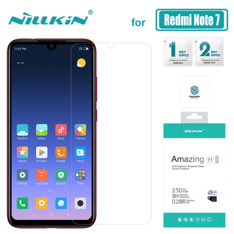 Закаленное стекло Nillkin для Xiaomi Redmi Note 8T 8 7 Pro, защита экрана, ультратонкая пленка для Redmi Note 8T 8 7 Pro
Закаленное стекло Nillkin для Xiaomi Redmi Note 8T 8 7 Pro, защита экрана, ультратонкая пленка для Redmi Note 8T 8 7 Pro