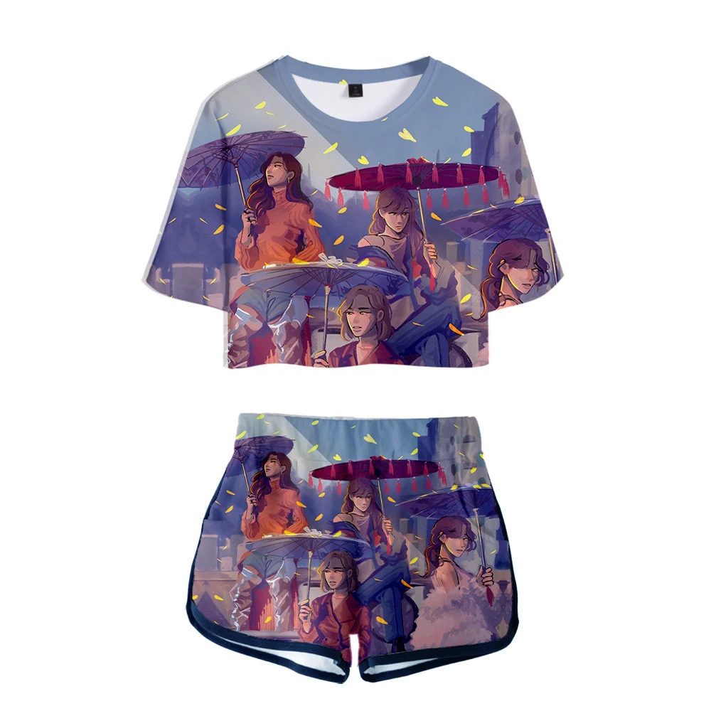 MAMAMOO 3D Printed Women Two Piece Set Fashion Summer Short Sleeve Crop Top+Shorts 2019 Kpop Hot Sale Casual Streetwear Clothes
MAMAMOO 3D Printed Women Two Piece Set Fashion Summer Short Sleeve Crop Top+Shorts 2019 Kpop Hot Sale Casual Streetwear Clothes