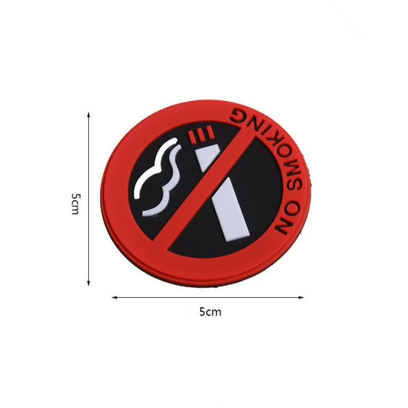 Фото Автомобильный знак не курит предупреждающая эмблема наклейки - купить
