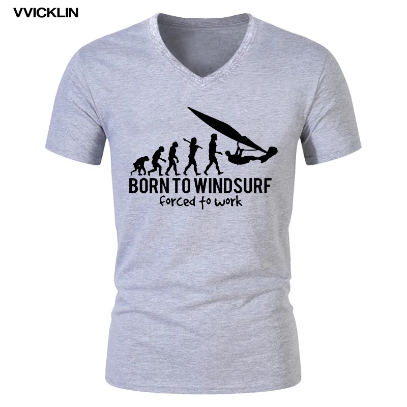 Summer V-neck Cotton Short Sleeve Hot Selling Tshirt Funny Vintage Born To Windsurf Evolution Fashion T Shirt for Men Plus Size
Summer V-neck Cotton Short Sleeve Hot Selling Tshirt Funny Vintage Born To Windsurf Evolution Fashion T Shirt for Men Plus Size