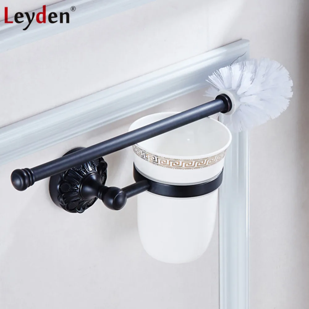 Leyden ORB Finish Brass Bathroom Toilet Brush Holder With Creamic Cup Black Wall Mounted Toilet Lavatory Bathroom Accessory
Leyden ORB Finish Brass Bathroom Toilet Brush Holder With Creamic Cup Black Wall Mounted Toilet Lavatory Bathroom Accessory