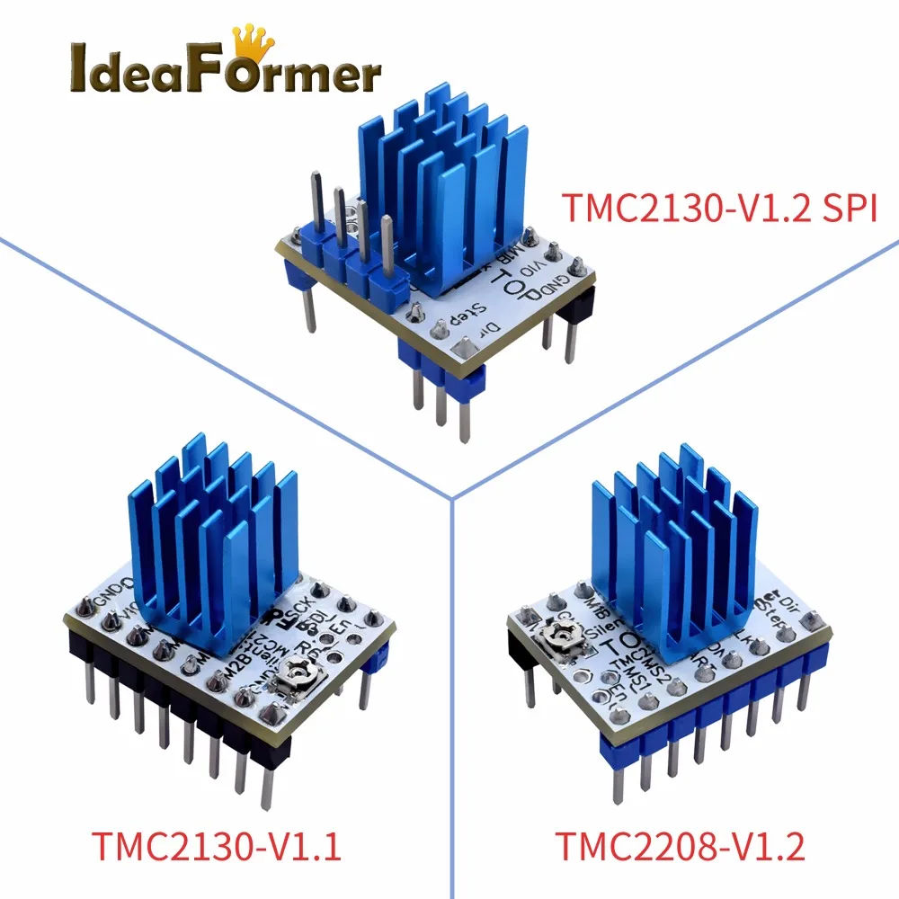 Драйвер шагового двигателя IdeaFormer TMC2208V1.2/TMC213V1.1/V1.2 для защиты деталей 3D-принтера с превосходной производительностью
Драйвер шагового двигателя IdeaFormer TMC2208V1.2/TMC213V1.1/V1.2 для защиты деталей 3D-принтера с превосходной производительностью