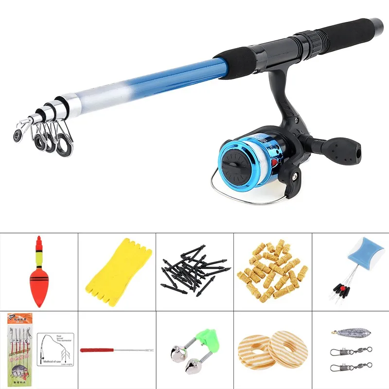 1.8m Fishing Rod Reel Line Combo Full Kits Spinning Reel Pole Set Carp Fishing Lures Fishing Float Hook Swivel Etc Tool Set hot
1.8m Fishing Rod Reel Line Combo Full Kits Spinning Reel Pole Set Carp Fishing Lures Fishing Float Hook Swivel Etc Tool Set hot
