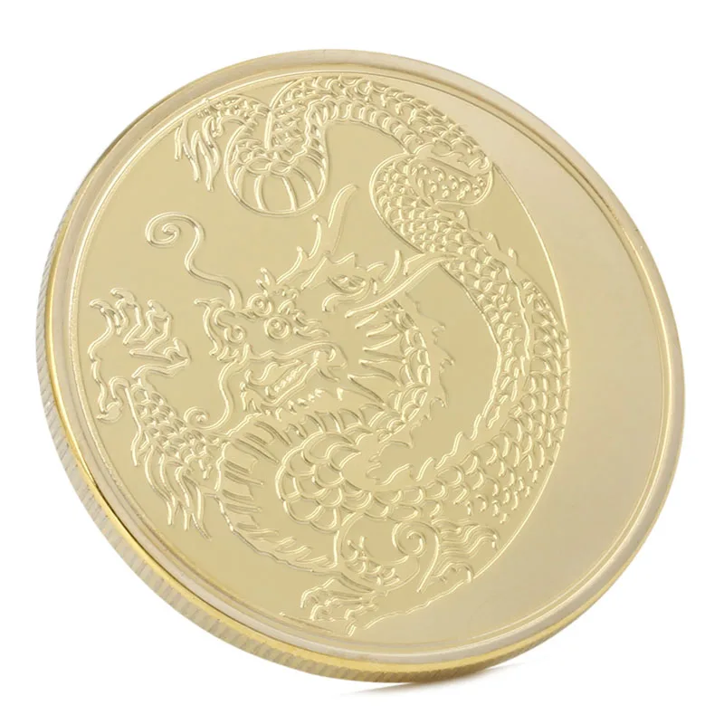Pretty Gold Plated Russia Lunar Zodiac Dragon Commemorative Collection Memorial Coins
Pretty Gold Plated Russia Lunar Zodiac Dragon Commemorative Collection Memorial Coins