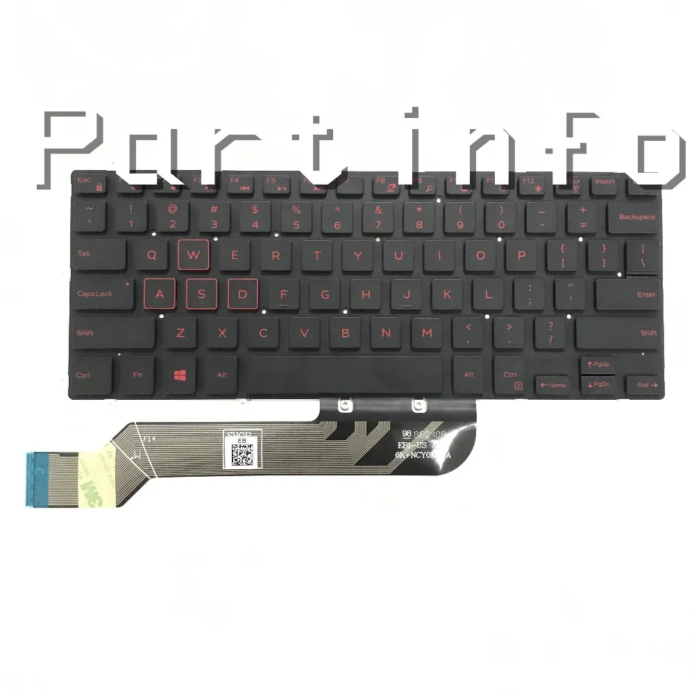 Brand New original US laptop keyboard for DELL INSPIRON7000-14 7466 7467 layout US RED backlight Fronts keyboard 2NRD7 02NRD7
Brand New original US laptop keyboard for DELL INSPIRON7000-14 7466 7467 layout US RED backlight Fronts keyboard 2NRD7 02NRD7