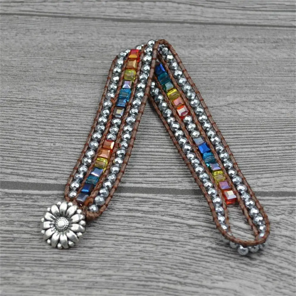 Fashion Europe And The United States Wide Version Of The Multi-Layer Bracelet Colorful Crystal Black Gallstone Beaded Bracelet
Fashion Europe And The United States Wide Version Of The Multi-Layer Bracelet Colorful Crystal Black Gallstone Beaded Bracelet