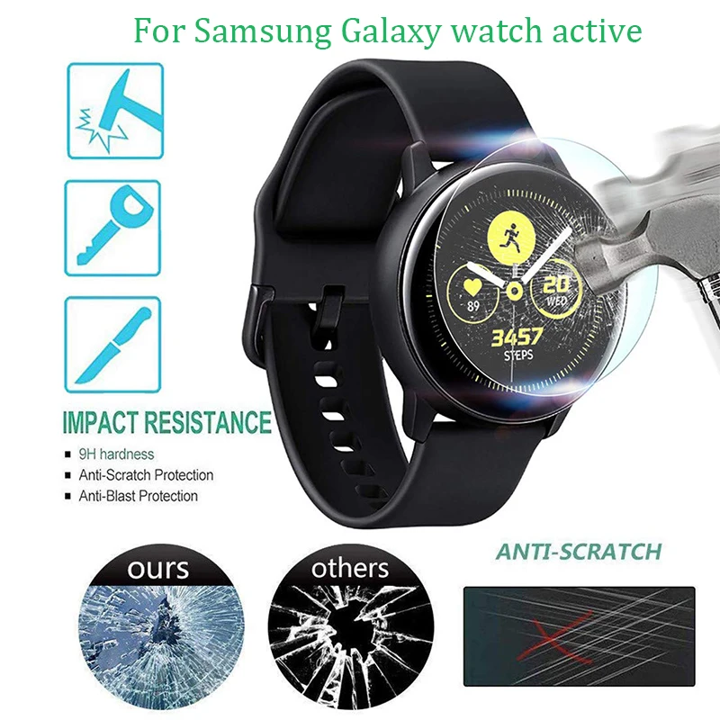 Защитная пленка для Samsung Galaxy Watch Active 3 шт./5 шт. чехол из закаленного стекла наручных