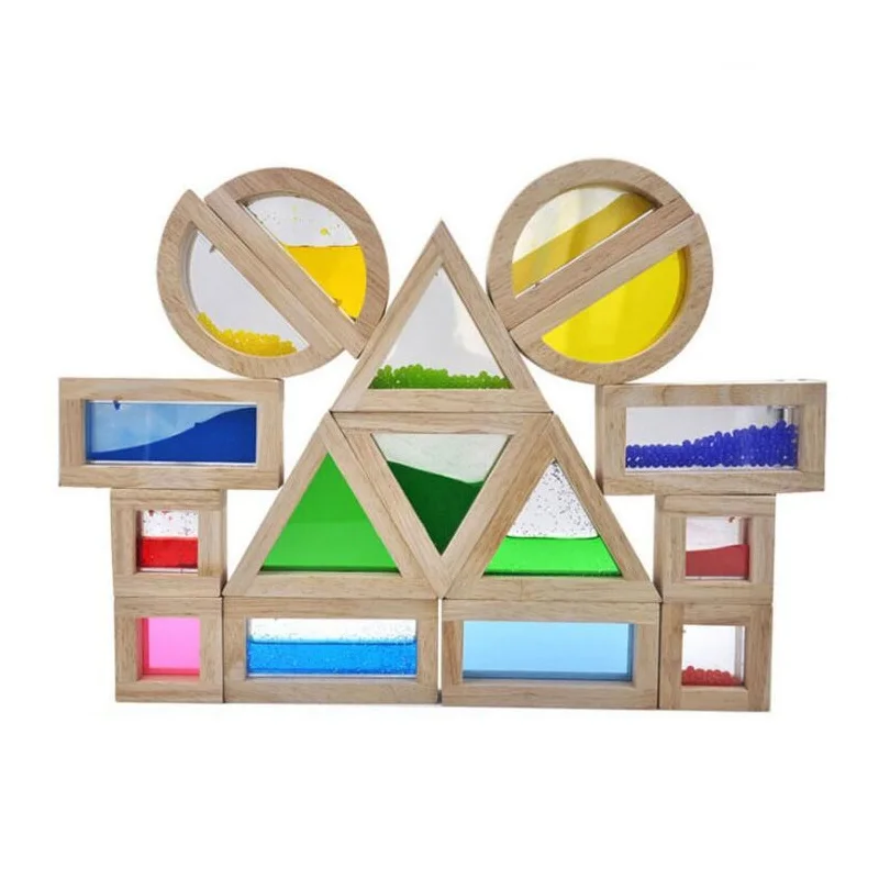Fly AC Rainbow Blocks - Sand, Kids Learning & Educational Toys, Stacking Blocks