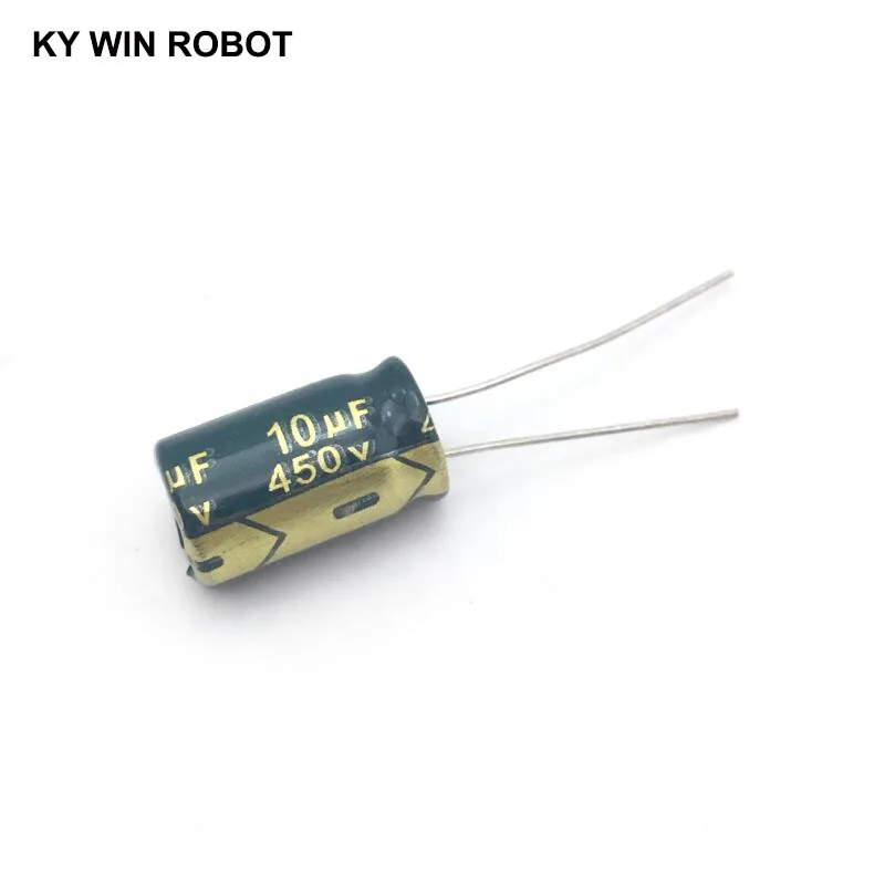 10 pcs Aluminum electrolytic capacitor 10 uF 450 V 10 * 17 mm frekuensi tinggi Radial Electrolytic kapasitor
10 pcs Aluminum electrolytic capacitor 10 uF 450 V 10 * 17 mm frekuensi tinggi Radial Electrolytic kapasitor