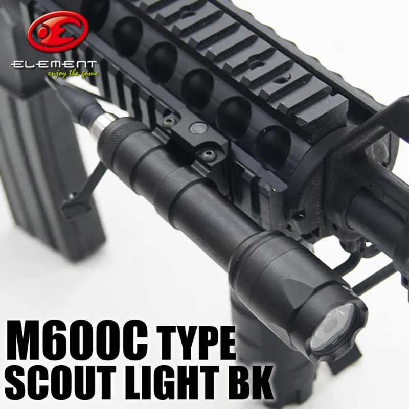 

Тактический фонарь для разведчика Element M600C, светодиодный фонасветильник для пистолета, страйкбола, охотничьего оружия с дистанционным давл...