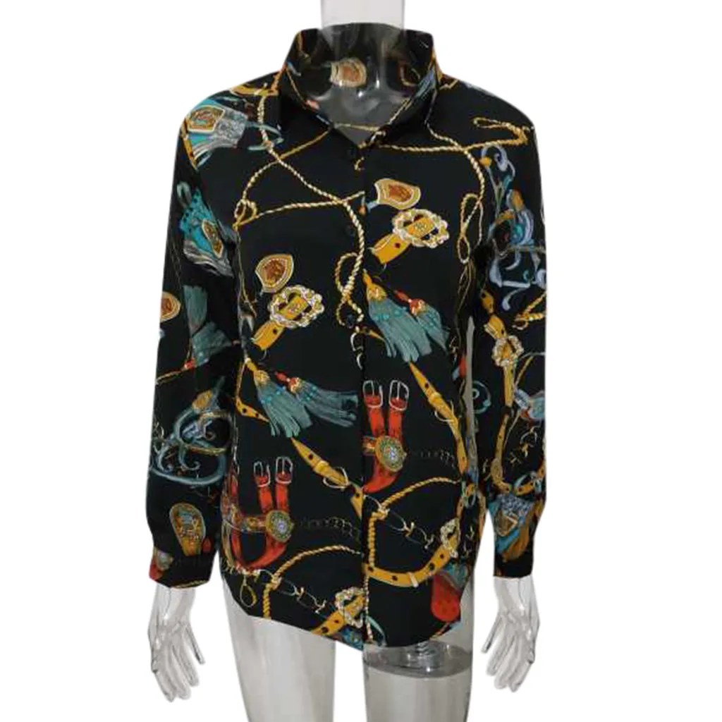 KANCOOLD top shirt Womens Long Sleeve Chains Print Ladies Casual Shirt Tops V Neck Blouse Tee fashion new shirt women 2018dec17
KANCOOLD top shirt Womens Long Sleeve Chains Print Ladies Casual Shirt Tops V Neck Blouse Tee fashion new shirt women 2018dec17