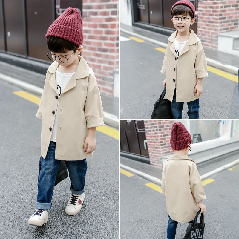 Children Clothing 2018 Autumn Winter New Baby Boys Long Trench Coat Kids Casual Long Sleeve Jackets Fashion New Children Outwear
Children Clothing 2018 Autumn Winter New Baby Boys Long Trench Coat Kids Casual Long Sleeve Jackets Fashion New Children Outwear
