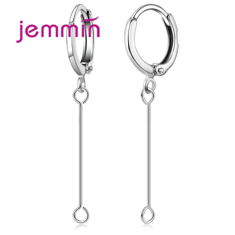 5 Pairs/Lot Fashion Jewelry Earring Components Hoops Round-shaped 925 Sterling Silver DIY Jewelry Findings for Women
5 Pairs/Lot Fashion Jewelry Earring Components Hoops Round-shaped 925 Sterling Silver DIY Jewelry Findings for Women