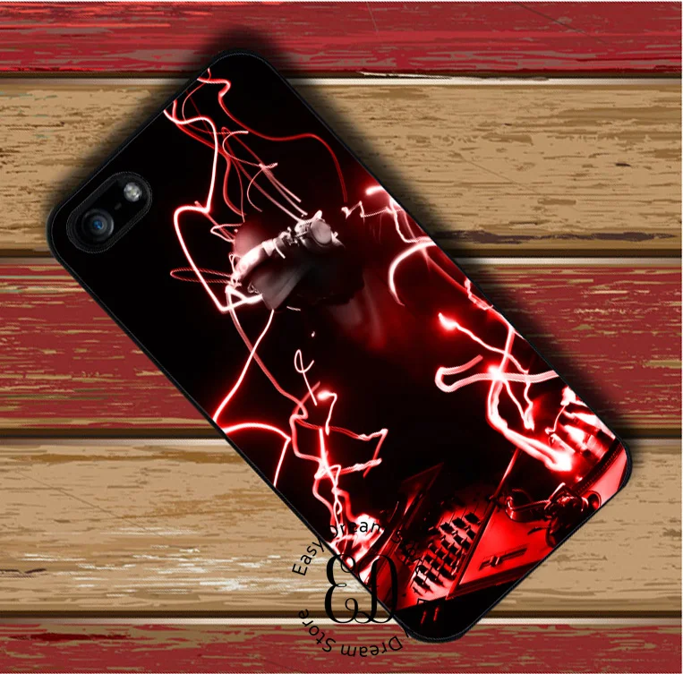 Чехол Dj с красными линиями для iphone 11 12 pro X XR XS Max 6 7 8 plus Samsung S10 S20 s8 s9 note 9 10|case for iphone|case