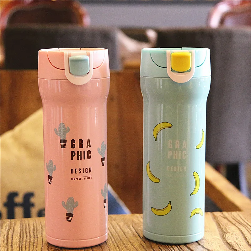 480ML Creative New Fruit Pattern Japanese Style Brand Design Coffee Vacuum Flask Thermoses Portable Car Thermos Coffee Mug
480ML Creative New Fruit Pattern Japanese Style Brand Design Coffee Vacuum Flask Thermoses Portable Car Thermos Coffee Mug