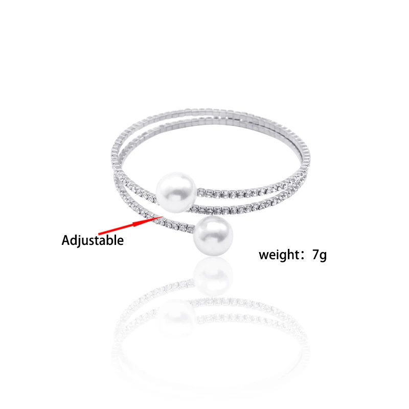 Fashion Rhinestone Pearl Bracelet For Women Golden Charm Girl Multi-Layer Bracelet Exaggerated Winding Spiral Bracelet
Fashion Rhinestone Pearl Bracelet For Women Golden Charm Girl Multi-Layer Bracelet Exaggerated Winding Spiral Bracelet