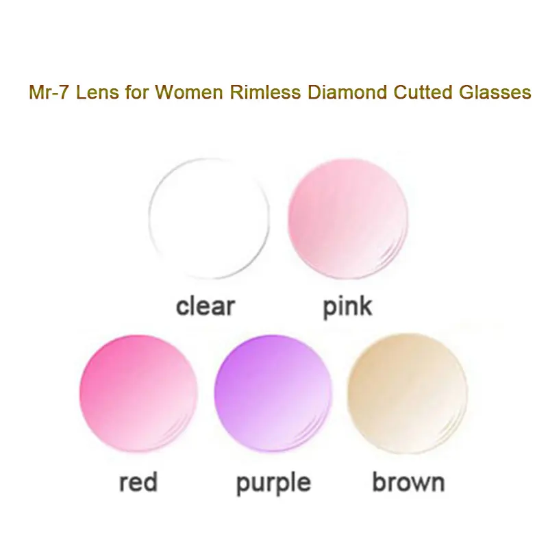 MR-7 Lenses for Women Rimless Diamond Cutted Glasses Frame,Customized Shape Choices and Optional Colors
MR-7 Lenses for Women Rimless Diamond Cutted Glasses Frame,Customized Shape Choices and Optional Colors