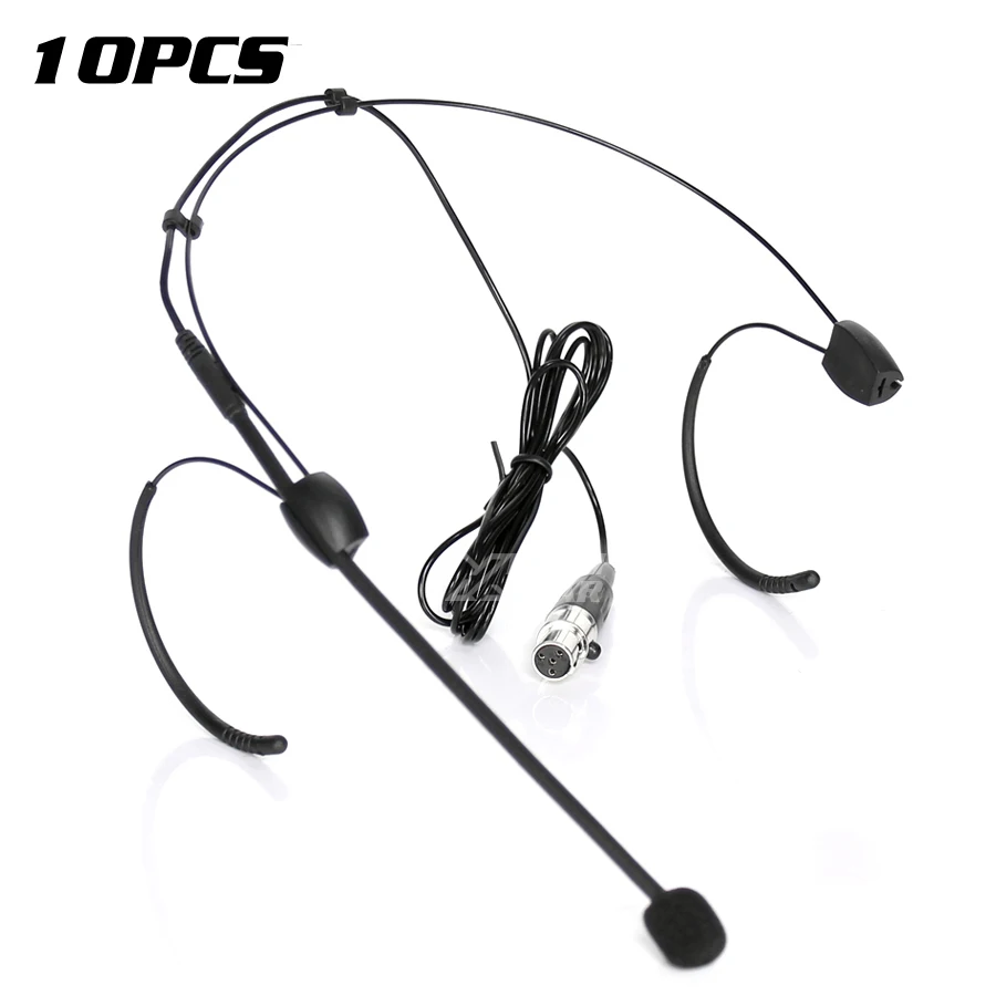 10Pcs Mini XLR 4 Pin TA4F Earset Dual Earhook Headset Microphone System For Shure Wireless Microphones Bodypack Transmitter SLX1
10Pcs Mini XLR 4 Pin TA4F Earset Dual Earhook Headset Microphone System For Shure Wireless Microphones Bodypack Transmitter SLX1