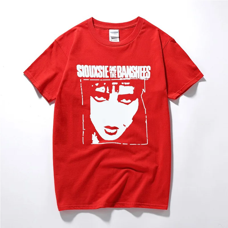 Siouxsie and The Banshees T Shirt for Men Cotton Short Sleeve Male Shirt Graphic Gothic Punk Rock Bauhaus
Siouxsie and The Banshees T Shirt for Men Cotton Short Sleeve Male Shirt Graphic Gothic Punk Rock Bauhaus