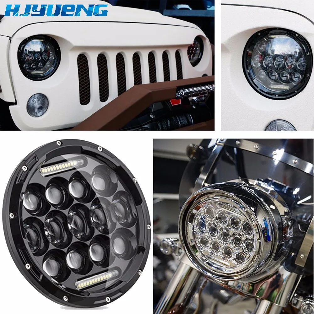 75 Вт для Land Rover Defender 90/110 7 дюймов светодиодный фонарь "проектор Замена фары Jeep