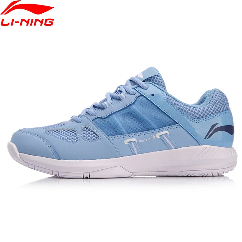 Женская защитная обувь для бадминтона Li Ning износостойкая дышащая спортивная с