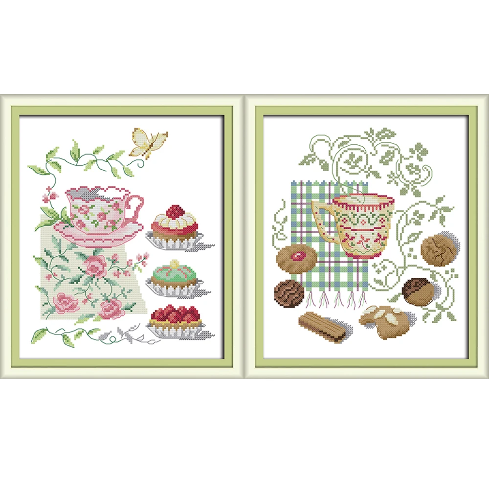 NKF Afternoon Tea Stamped Cross Stitch Embroidery Kits 11CT 14CT DIY Kits Chinese Cross Stitch Painting for Home Decor
NKF Afternoon Tea Stamped Cross Stitch Embroidery Kits 11CT 14CT DIY Kits Chinese Cross Stitch Painting for Home Decor