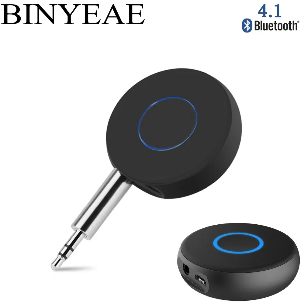 Беспроводной стерео музыкальный ресивер с поддержкой Bluetooth 4 1 A2DP аудиоадаптер Aux