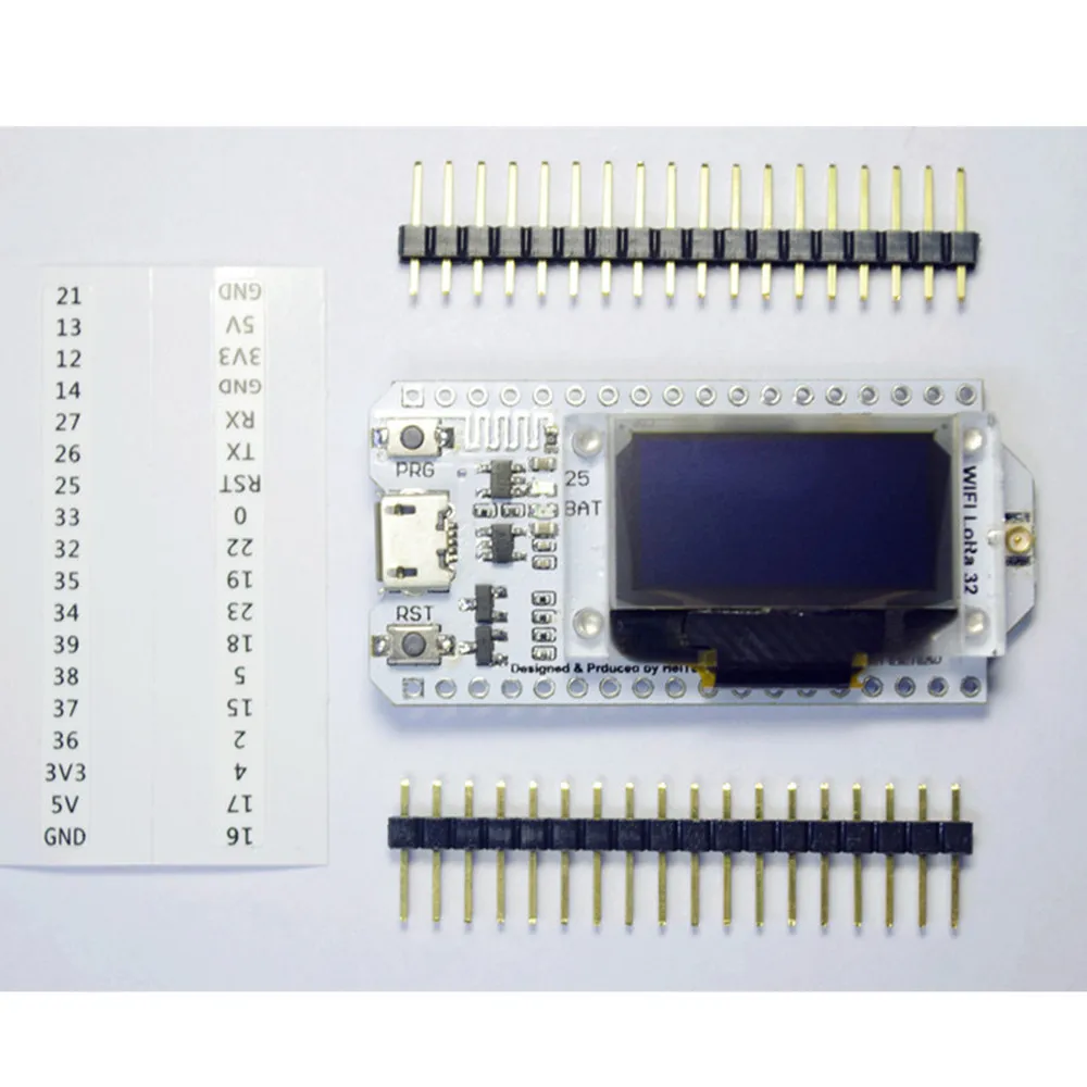 Плата макетная для Arduino 868 МГц 915 SX1276 ESP32 LoRa 0 96 дюйма синий OLED дисплей Bluetooth WIFI