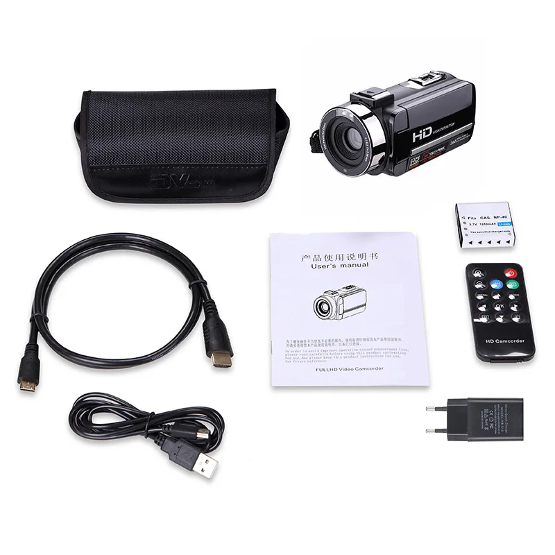 HD Digital Camera Video Recorder Camcorders 16X CMOS 3.0 inch Rotation Screen Reflex IR night vision with Remote Control
HD Digital Camera Video Recorder Camcorders 16X CMOS 3.0 inch Rotation Screen Reflex IR night vision with Remote Control