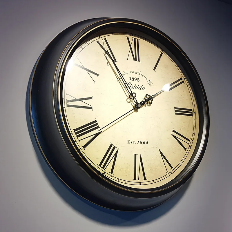 European Rome Arabic Number Wall Clock 12'inch Home Decoration Wall Clocks Quartz Plastic Reloj De Pared Modern Design
European Rome Arabic Number Wall Clock 12'inch Home Decoration Wall Clocks Quartz Plastic Reloj De Pared Modern Design
