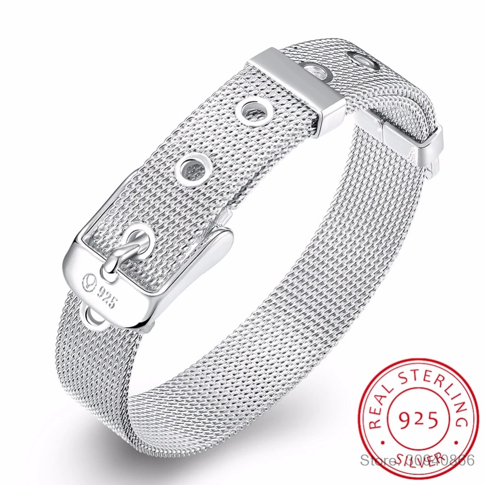 SMTCAT Fashionable Belt Design Pure 925 Stamp Silver Color Fine Jewelry Bracelet Top Quality 10mm Watch Chain For Woman Man Gift
SMTCAT Fashionable Belt Design Pure 925 Stamp Silver Color Fine Jewelry Bracelet Top Quality 10mm Watch Chain For Woman Man Gift