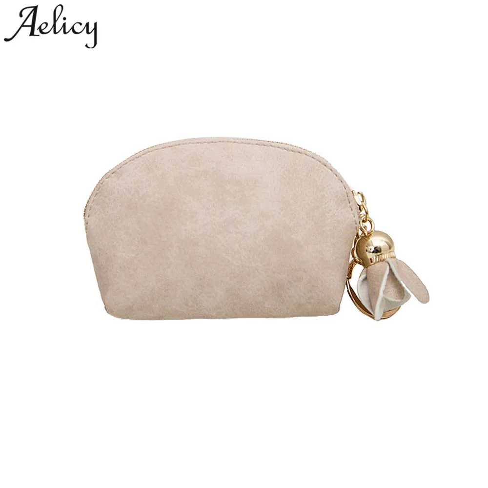 Aelicybags для женщин 2019 кожаный маленький кошелек на молнии девушек монет Дамская