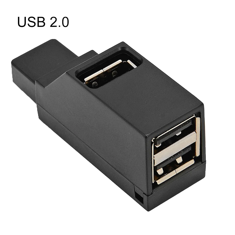 Портативный мини USB 2 0 3 концентратор порта Высокоскоростной тонкий сплиттер для