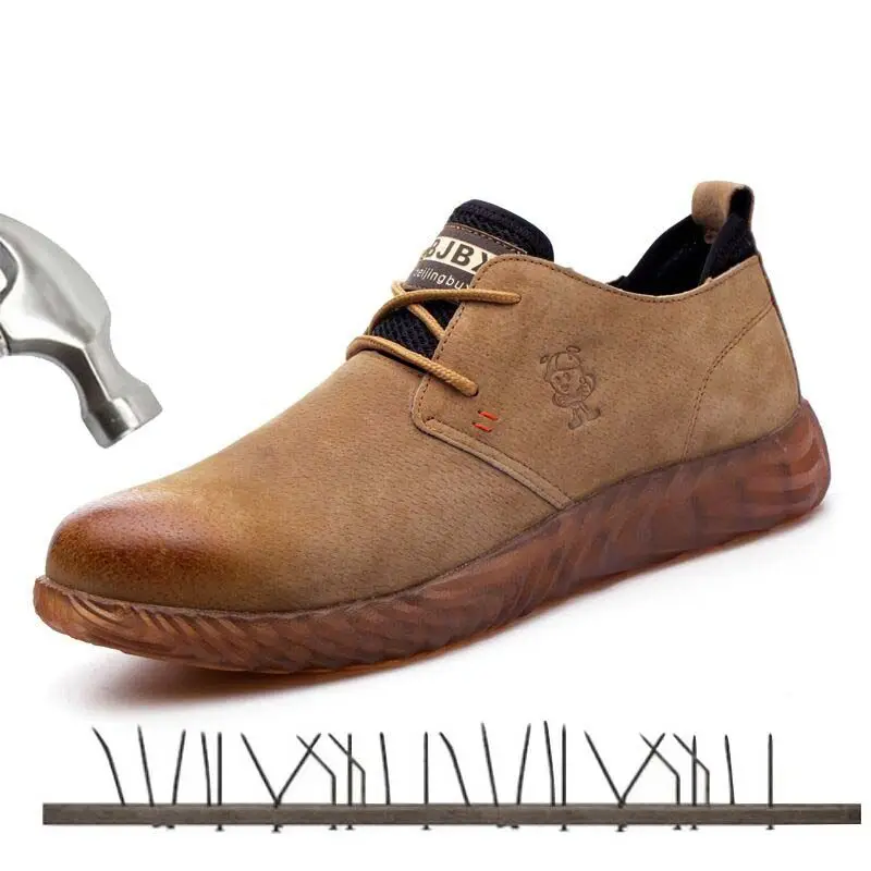Men Steel Toe Cap Pig Skin Work Boots Labor Insurance Shoes Beef Tendon Anti-smashing Puncture Proof Safety Breathable Sneakers
Men Steel Toe Cap Pig Skin Work Boots Labor Insurance Shoes Beef Tendon Anti-smashing Puncture Proof Safety Breathable Sneakers