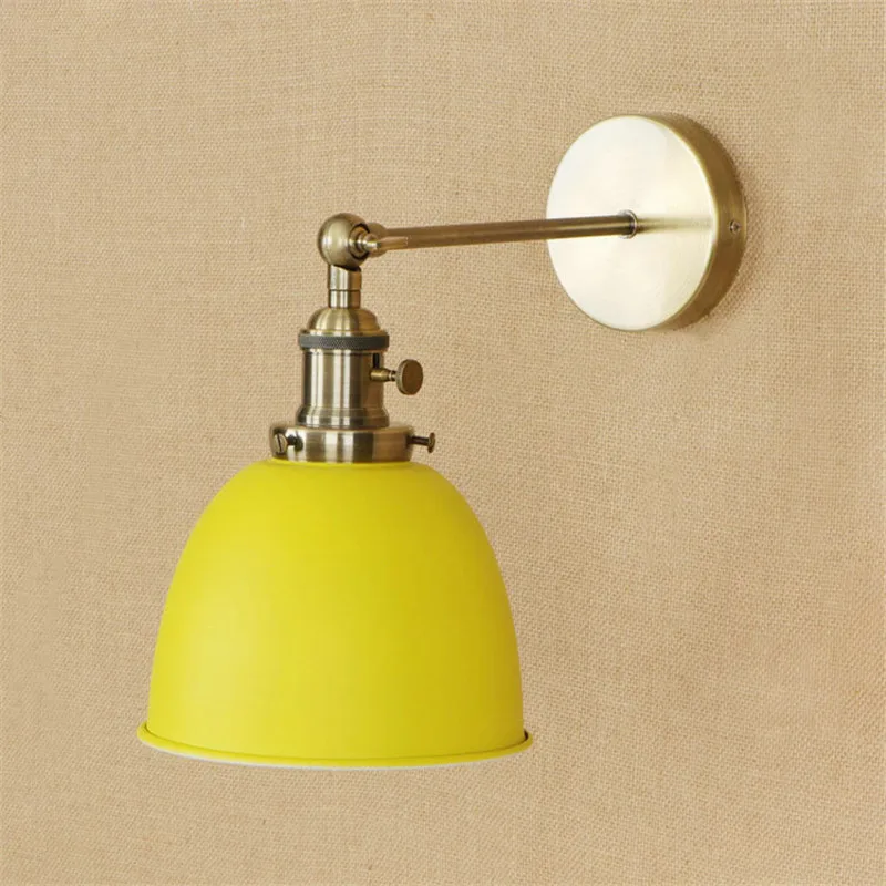 Modern Wall Lamp Beside Wandlampen E27 Brass LED Wall Light For Bar Stair Wall Sconces Home Lighting Blue Red Yellow Lamps
Modern Wall Lamp Beside Wandlampen E27 Brass LED Wall Light For Bar Stair Wall Sconces Home Lighting Blue Red Yellow Lamps