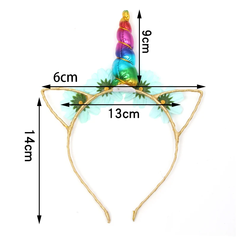 10PC/Lot Unicorn Party Baby Headbands DIY Handmade Flower Cat Ear Hairband Rainbow Unicorn Horn Headband Baby Girls Accessories
10PC/Lot Unicorn Party Baby Headbands DIY Handmade Flower Cat Ear Hairband Rainbow Unicorn Horn Headband Baby Girls Accessories