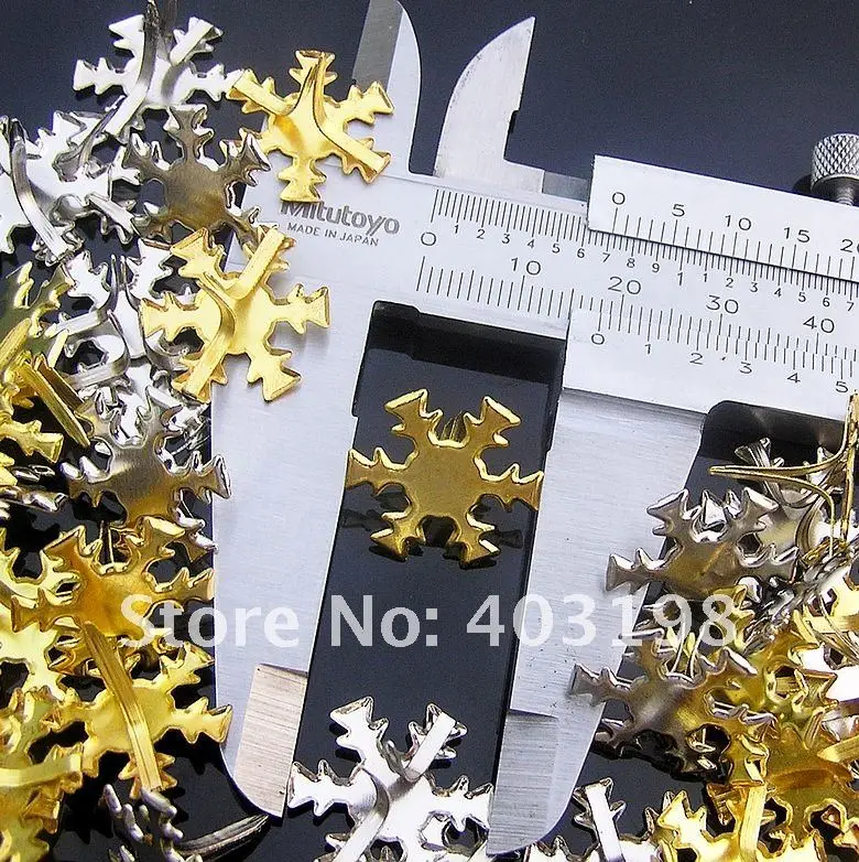 100pcs 17mm Mix Snowflake Brads Scrapbooking Metal Embellishment Fastener DIY Crafts Decoration Accessories
100pcs 17mm Mix Snowflake Brads Scrapbooking Metal Embellishment Fastener DIY Crafts Decoration Accessories