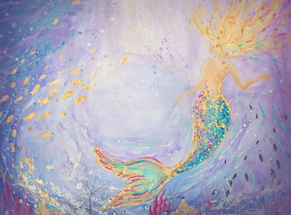 Fantastic dream mermaid Photography Background Children newborn birthday party backdrops for Photo Studio
Fantastic dream mermaid Photography Background Children newborn birthday party backdrops for Photo Studio