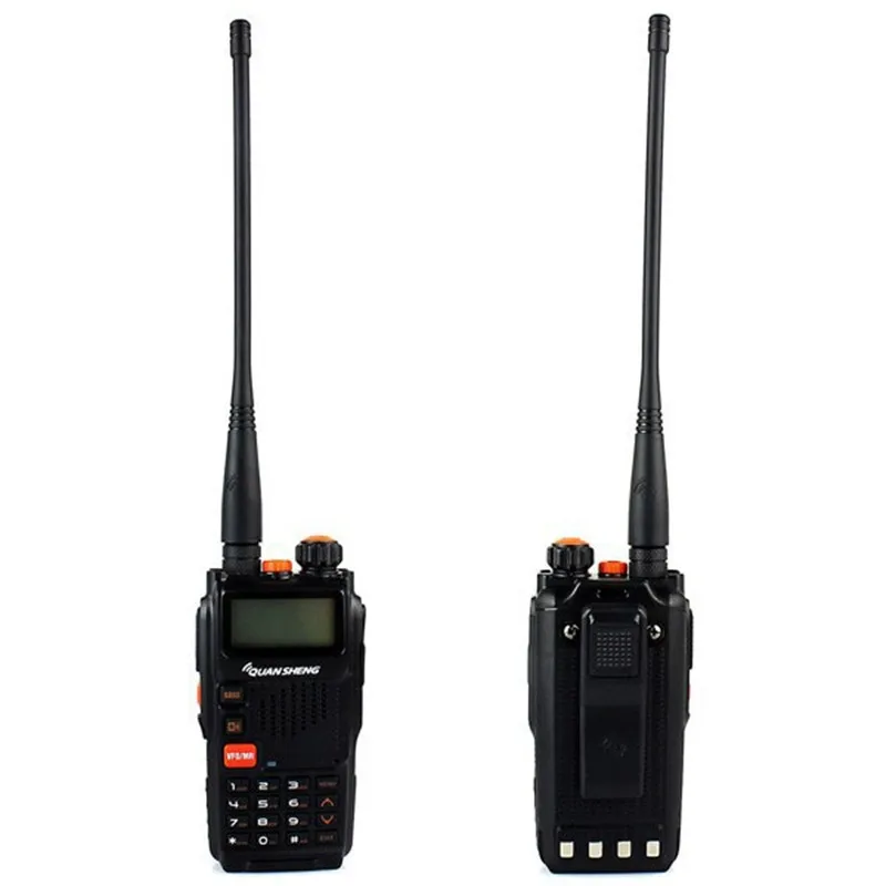 New Black Portable Radio Walkie Talkie QUANSHENG TG-K4AT(UV) Dual Band VHF UHF 128CH DTMF VOX Two Way Radio Transceiver
New Black Portable Radio Walkie Talkie QUANSHENG TG-K4AT(UV) Dual Band VHF UHF 128CH DTMF VOX Two Way Radio Transceiver