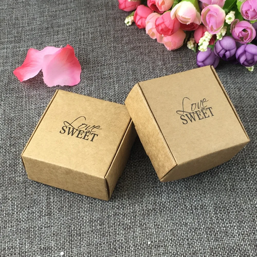 100pcs 6.5*6.5*3cm brown Small Gift Candy Sugar Kraft Paper Box Event Party Giftware Kraft Paper Boxes
100pcs 6.5*6.5*3cm brown Small Gift Candy Sugar Kraft Paper Box Event Party Giftware Kraft Paper Boxes