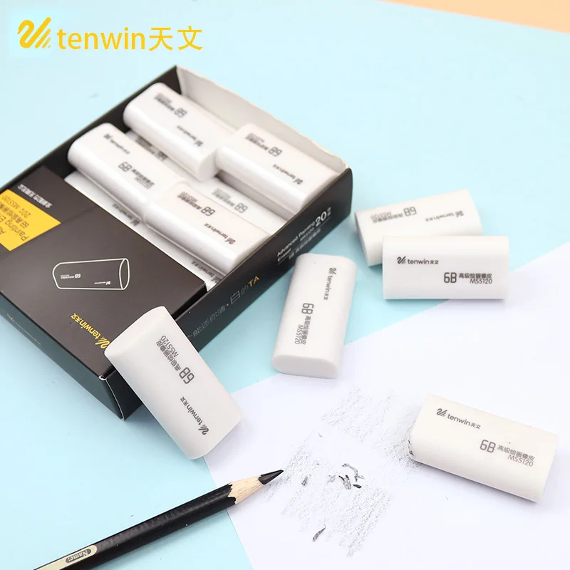 Tenwin 6B ластик для рисования резиновый эскизов канцелярские принадлежности офиса