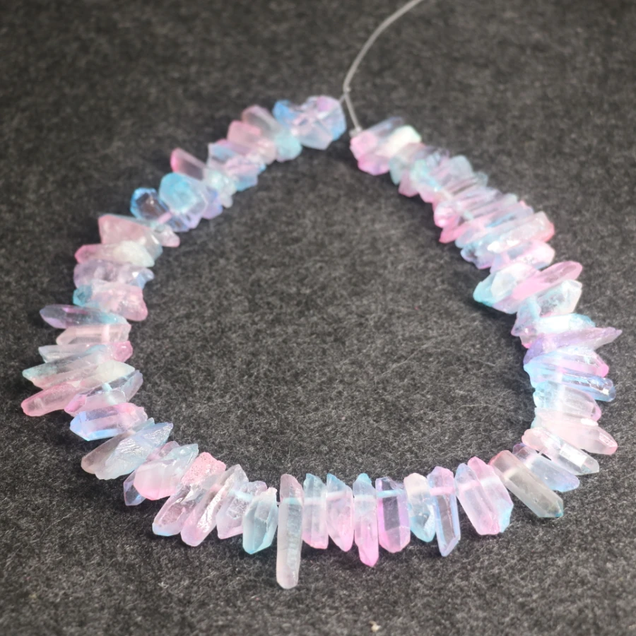 New Arrival Blue Gem Stone Necklace Pendant, Crystal Quartz Bullet Hexagonal Point Pendulum Column Reiki Healing Chakra Jewelry
New Arrival Blue Gem Stone Necklace Pendant, Crystal Quartz Bullet Hexagonal Point Pendulum Column Reiki Healing Chakra Jewelry