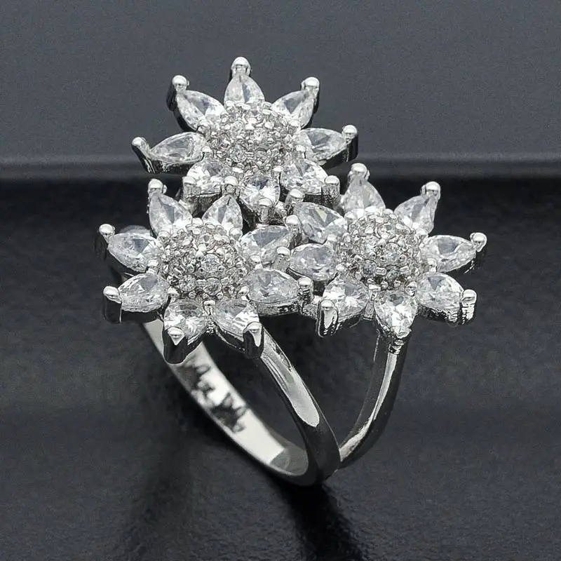 Famous Flower AAA CZ Engagement Wedding Party Rings for Women Jewelry Best Friend Gift
Famous Flower AAA CZ Engagement Wedding Party Rings for Women Jewelry Best Friend Gift