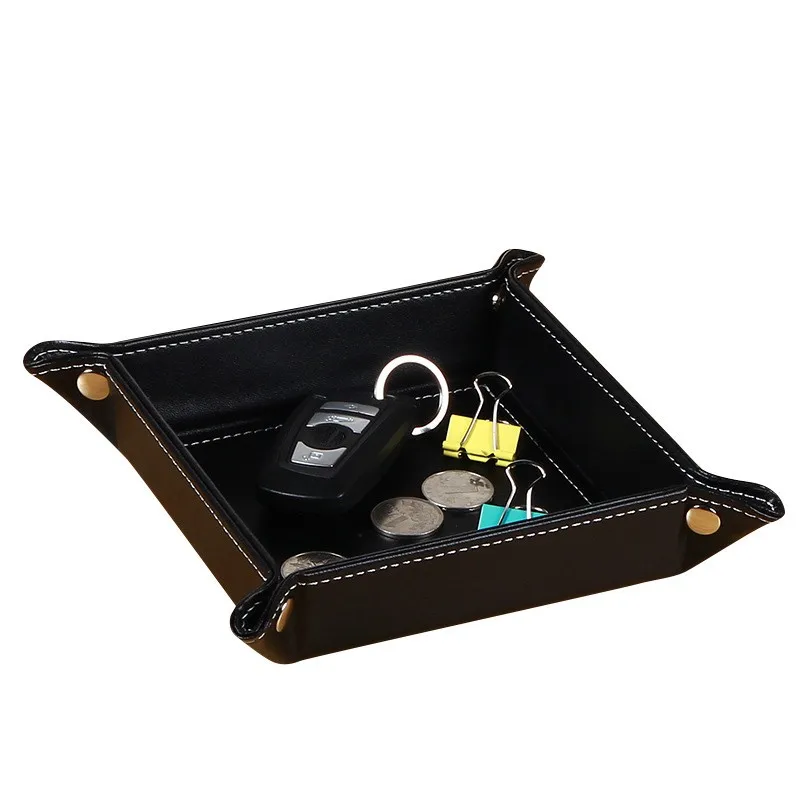 Key Phone Coin Storage Holder Jewelry Organizer PU Leather Valet Storage Tray Plate
Key Phone Coin Storage Holder Jewelry Organizer PU Leather Valet Storage Tray Plate