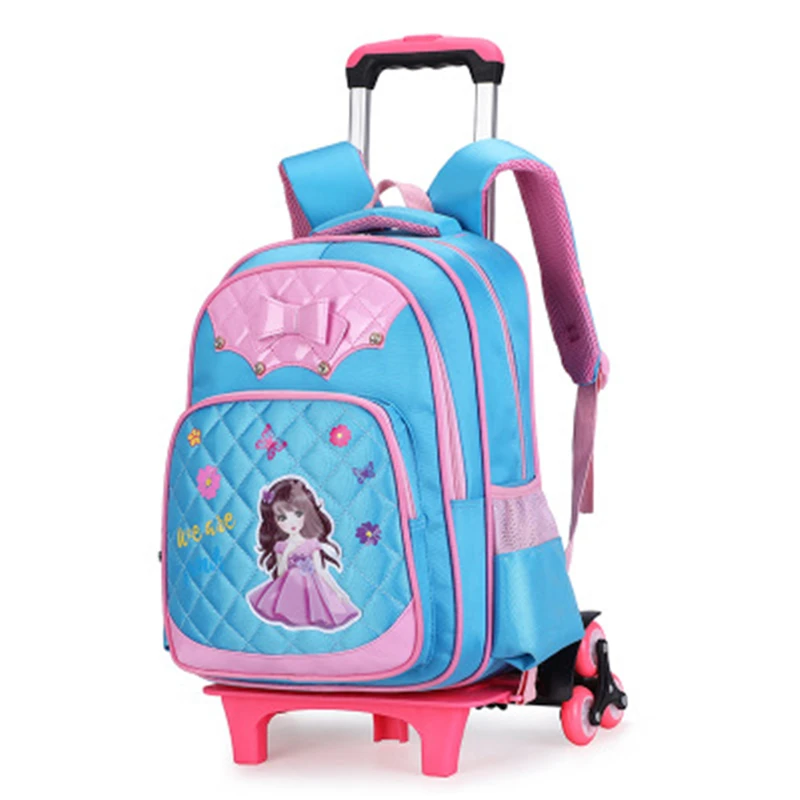 Children Waterproof Cartoon Backpacks on Wheels Primary School Trolley School Bag for Girls Backpack with Wheels Bag
Children Waterproof Cartoon Backpacks on Wheels Primary School Trolley School Bag for Girls Backpack with Wheels Bag