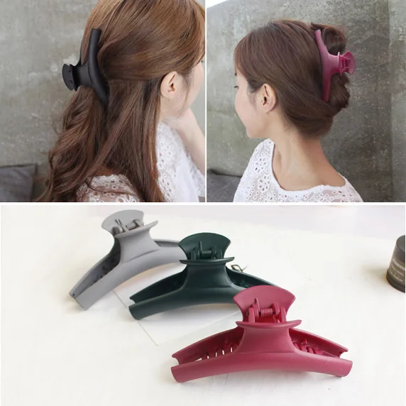 1PCS New Fashion Korean Solid Big Hair Claws Hair Accessories For Women Elegant Frosted Acrylic Hair Clips Girls Barrettes Hairg
1PCS New Fashion Korean Solid Big Hair Claws Hair Accessories For Women Elegant Frosted Acrylic Hair Clips Girls Barrettes Hairg