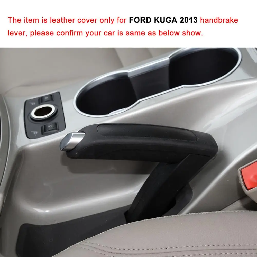 Case for Ford SUV KUGA handbrake cover Genuine leather DIY car styling Auto supplies Interior decoration
Case for Ford SUV KUGA handbrake cover Genuine leather DIY car styling Auto supplies Interior decoration