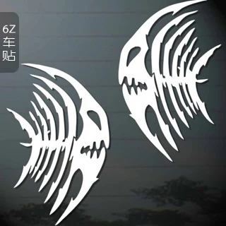Skull fish car stickers fish bone car stickers car decoration refires appearance of back rise glass stickers door stickers
Skull fish car stickers fish bone car stickers car decoration refires appearance of back rise glass stickers door stickers