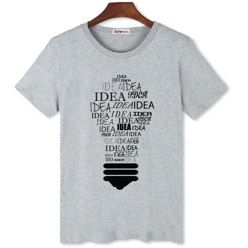 BGtomato good Idea t shirt mens new style cool summer shirts Original brand good quality casual shirts creative t-shirt men
BGtomato good Idea t shirt mens new style cool summer shirts Original brand good quality casual shirts creative t-shirt men